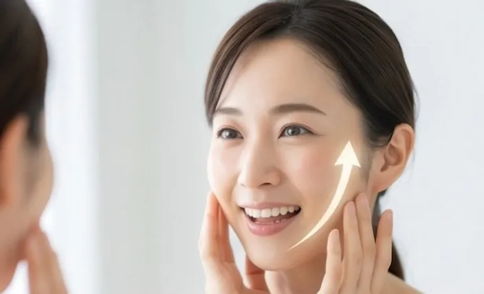 鏡を見たとき、